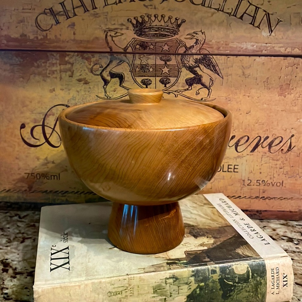 Hand-Turned Myrtlewood Bowl